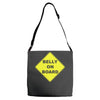 belly on board beer Adjustable Strap Totes