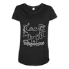 i am a stegosaurus Maternity Scoop Neck T-shirt