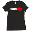 sunn amplifiers amp band guitar Ladies Fitted T-Shirt