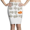 fisheye lens Pencil Skirts