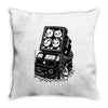 rocket cats Throw Pillow