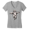 balance bear Women's V-Neck T-Shirt
