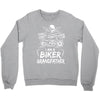 You Cant Scare Me I am Biker Grandfather Crewneck Sweatshirt