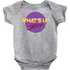 what's up jerks Baby Bodysuit