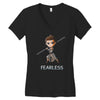 fearless Women's V-Neck T-Shirt