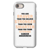 Braver Stronger Smarter Uterine Cancer Awareness iPhone 8