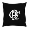 camisa do flamengo Throw Pillow