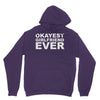 okayest girlfriend ever Unisex Hoodie