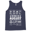Born In August Tank Top