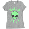 stay weird alien girls Ladies Fitted T-Shirt