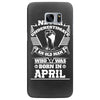 Never Underestimate Old Man Who Was Born April Samsung Galaxy S7 Edge