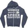 wooden spoon survivor Zipper Hoodie