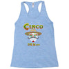 cinco de mayo badass skull Racerback Tank