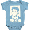 charlie sheen   winning   official Baby Onesie