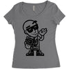 low life Women's Triblend Scoop T-shirt