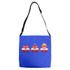 must control anger Adjustable Strap Totes