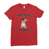 high end french bulldog Ladies Fitted T-Shirt
