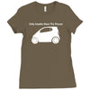 only smarties have the answer'   funny Ladies Fitted T-Shirt
