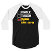single taken trainin to go super saiyan 3/4 Sleeve Shirt