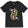 party king design funny humor cool graph baseball V-Neck Tee