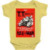 vintage tt race poster, ideal gift or birthday present Baby Bodysuit