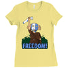 freedom Ladies Fitted T-Shirt