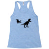 noel dinosaur Racerback Tank