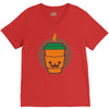 jack o latte V-Neck Tee