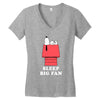Sleep Big Fan Women's V-Neck T-Shirt