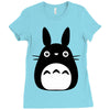 totoro Ladies Fitted T-Shirt
