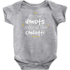 throw donuts Baby Bodysuit