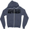 retirement Zipper Hoodie