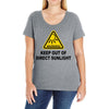 keep out of direct sunlight Ladies Curvy T-Shirt