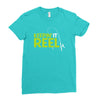 keepin' it reel Ladies Fitted T-Shirt