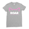 pussy roar - women's march alliance white logo Ladies Fitted T-Shirt