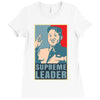 Supreme Leader Un, Kim Jong Un Parody Ladies Fitted T-Shirt