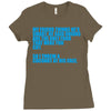 my friend thinks he's smart Ladies Fitted T-Shirt