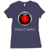 hello dave 2001 space odyssey Ladies Fitted T-Shirt
