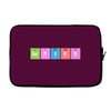 periodic table chemistry fun Laptop sleeve