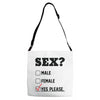 Sex Yes Please Adjustable Strap Totes