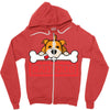bad dog 3 Zipper Hoodie