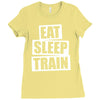 v5 eat sleep train Ladies Fitted T-Shirt