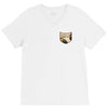 Michaelangelo Creation Of Adam V-Neck Tee