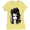 spider web Ladies Fitted T-Shirt