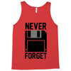 never forget floppy disk Tank Top