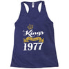 kings are born in 1977 Racerback Tank