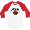 animal face 3/4 Sleeve Shirt