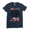 mama bear message Ladies Fitted T-Shirt