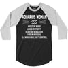 Aquarius Woman 3/4 Sleeve Shirt