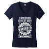 Capricorn Hated By Many Wanted By Plenty Women's V-Neck T-Shirt